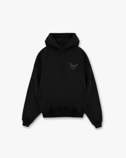 Represent Team 247 X END Oversized Hoodie - Jet Black> Hoodies
