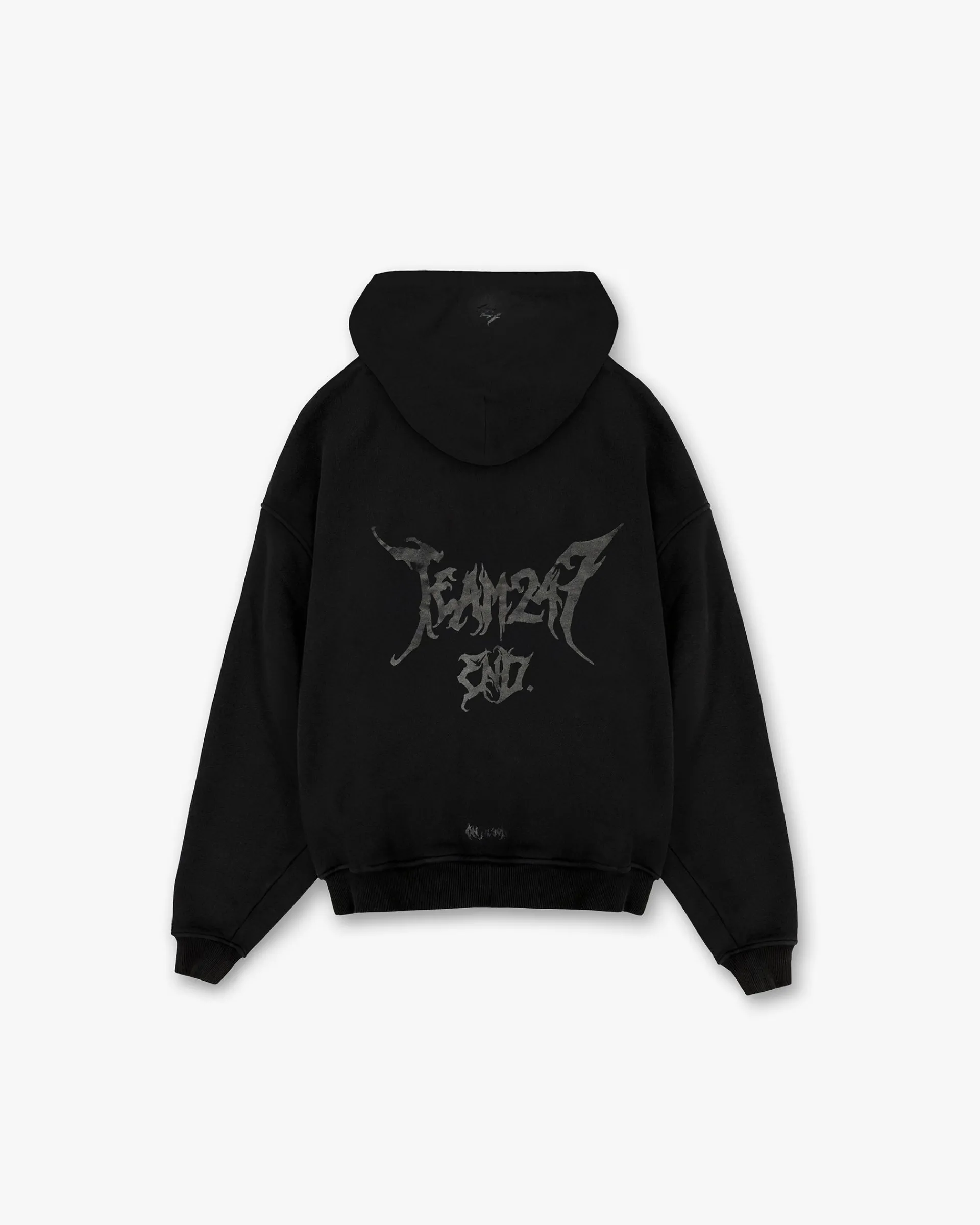 Represent Team 247 X END Oversized Hoodie - Jet Black> Hoodies
