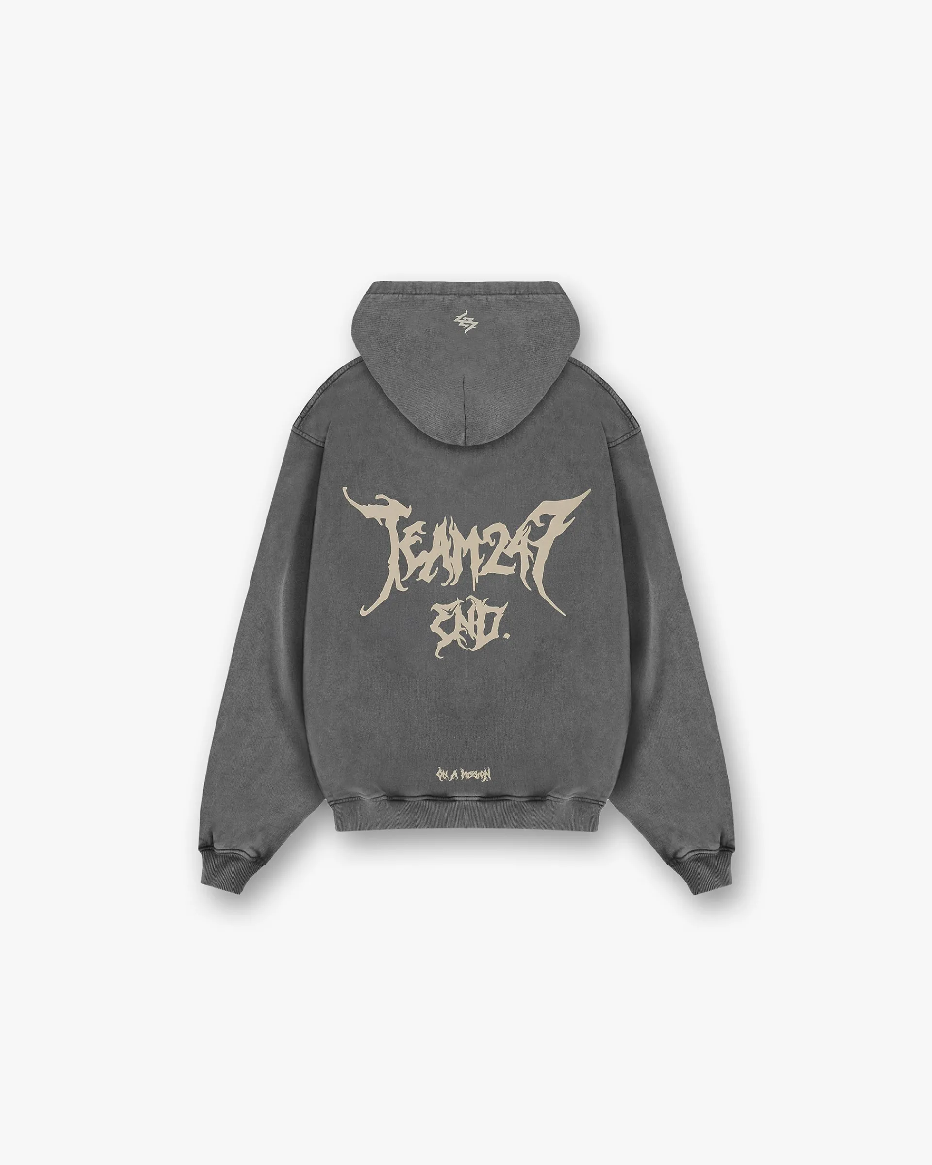 Represent Team 247 X END Oversized Hoodie - Washed Grey> Hoodies