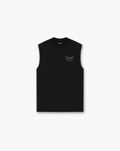 Represent Team 247 X END Oversized Tank - Jet Black> T-Shirts