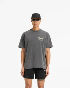 Represent Team 247 X END Oversized T-Shirt - Washed Grey><noscript><img width=