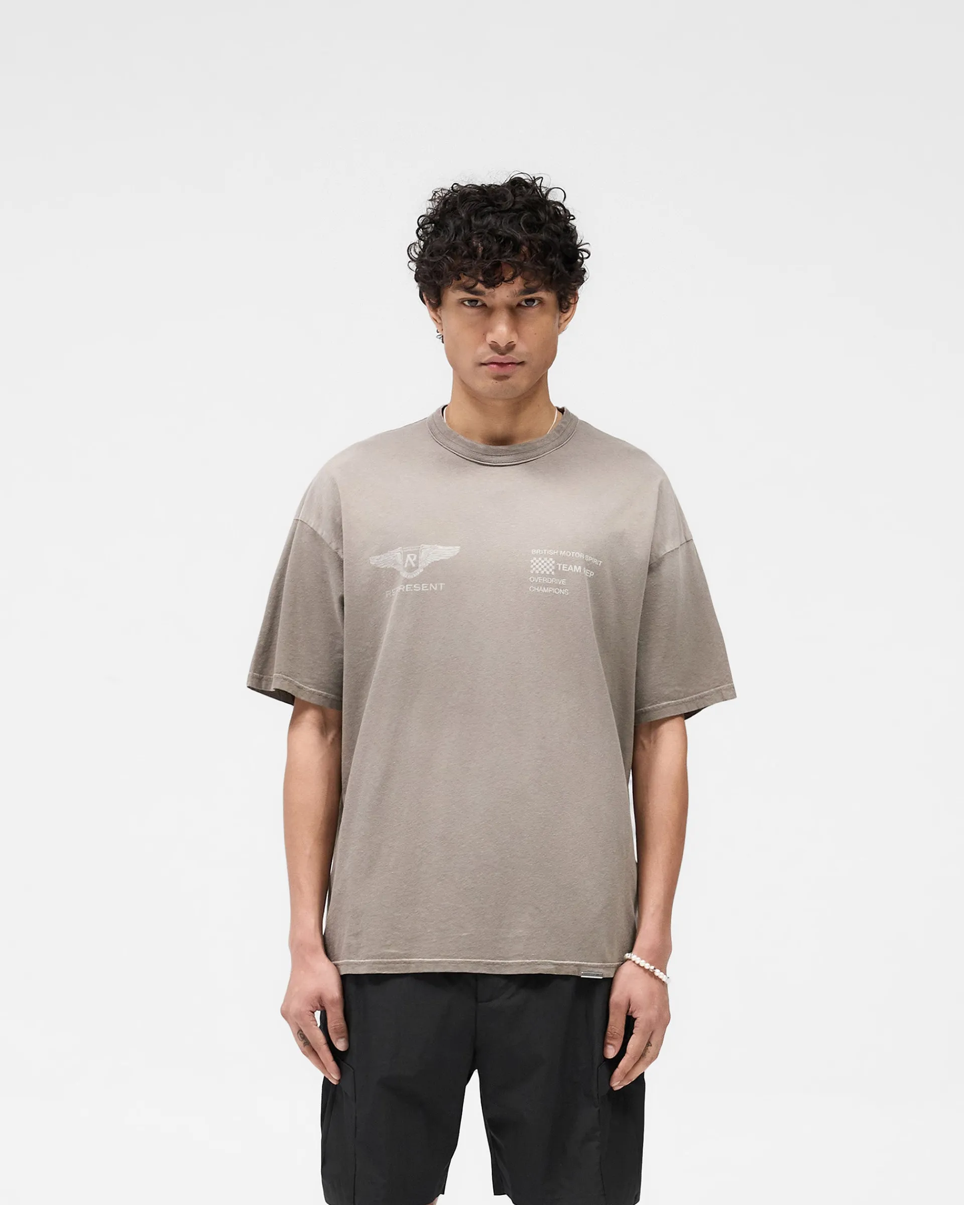 Represent Team Rep T-Shirt - Dark Taupe> T-Shirts