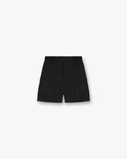 Represent Tech Cargo Short - Jet Black> Shorts