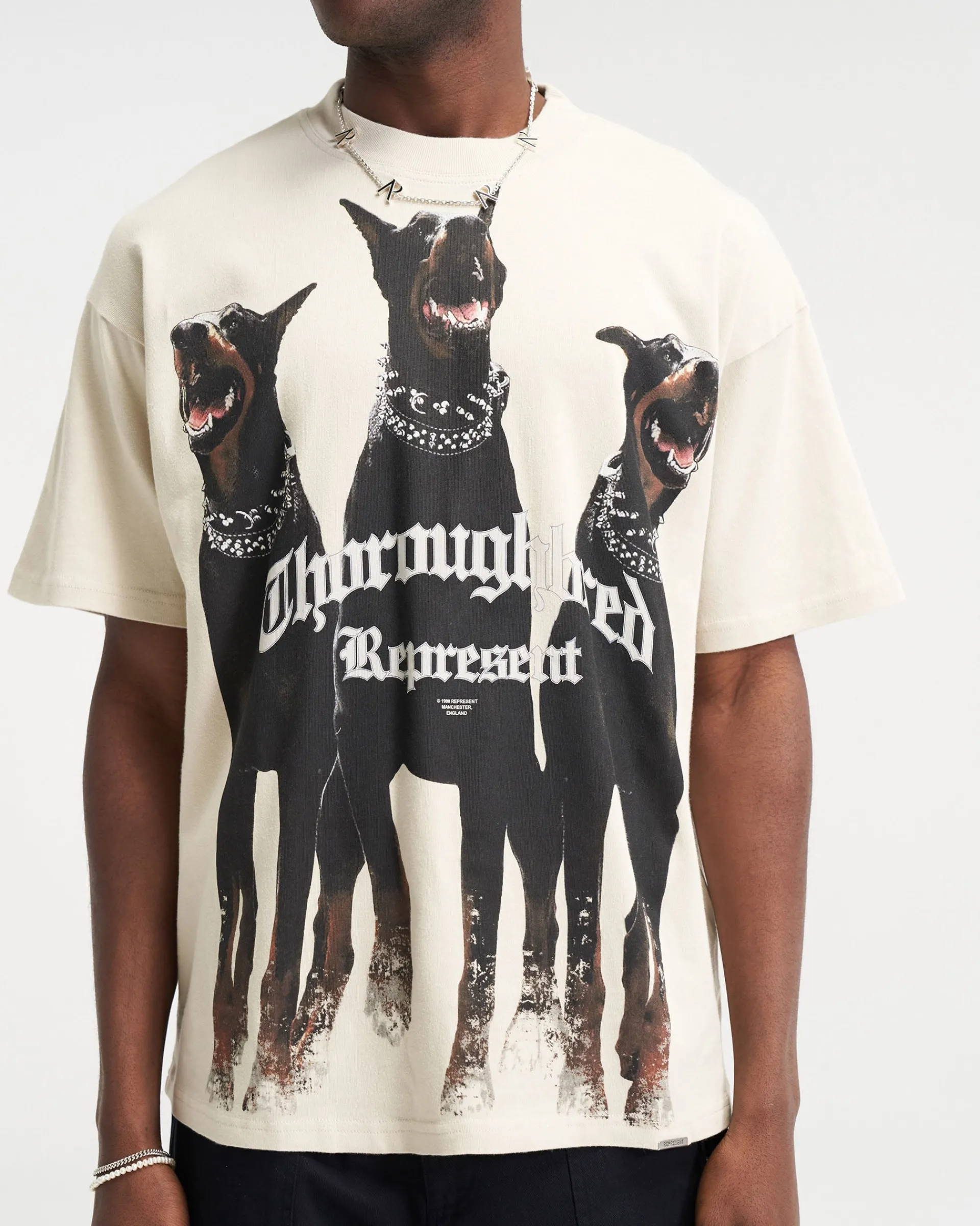 Represent Thoroughbred T-Shirt - Vintage White> T-Shirts