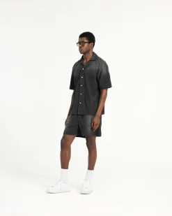 Represent Towelling Shirt - Jet Black><noscript><img width=