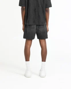 Represent Towelling Short - Jet Black><noscript><img width=