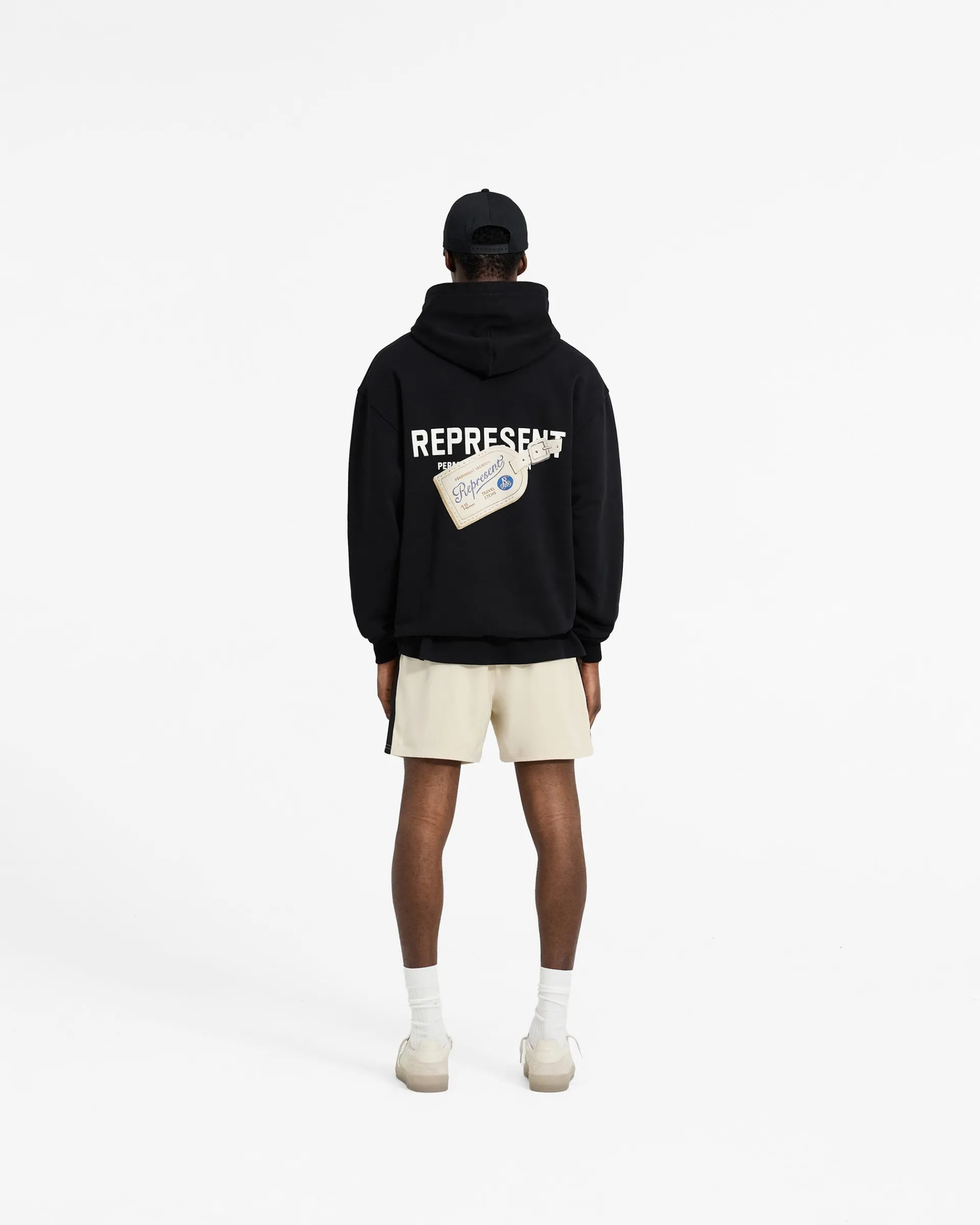 Represent Track Short - Antique White> Shorts