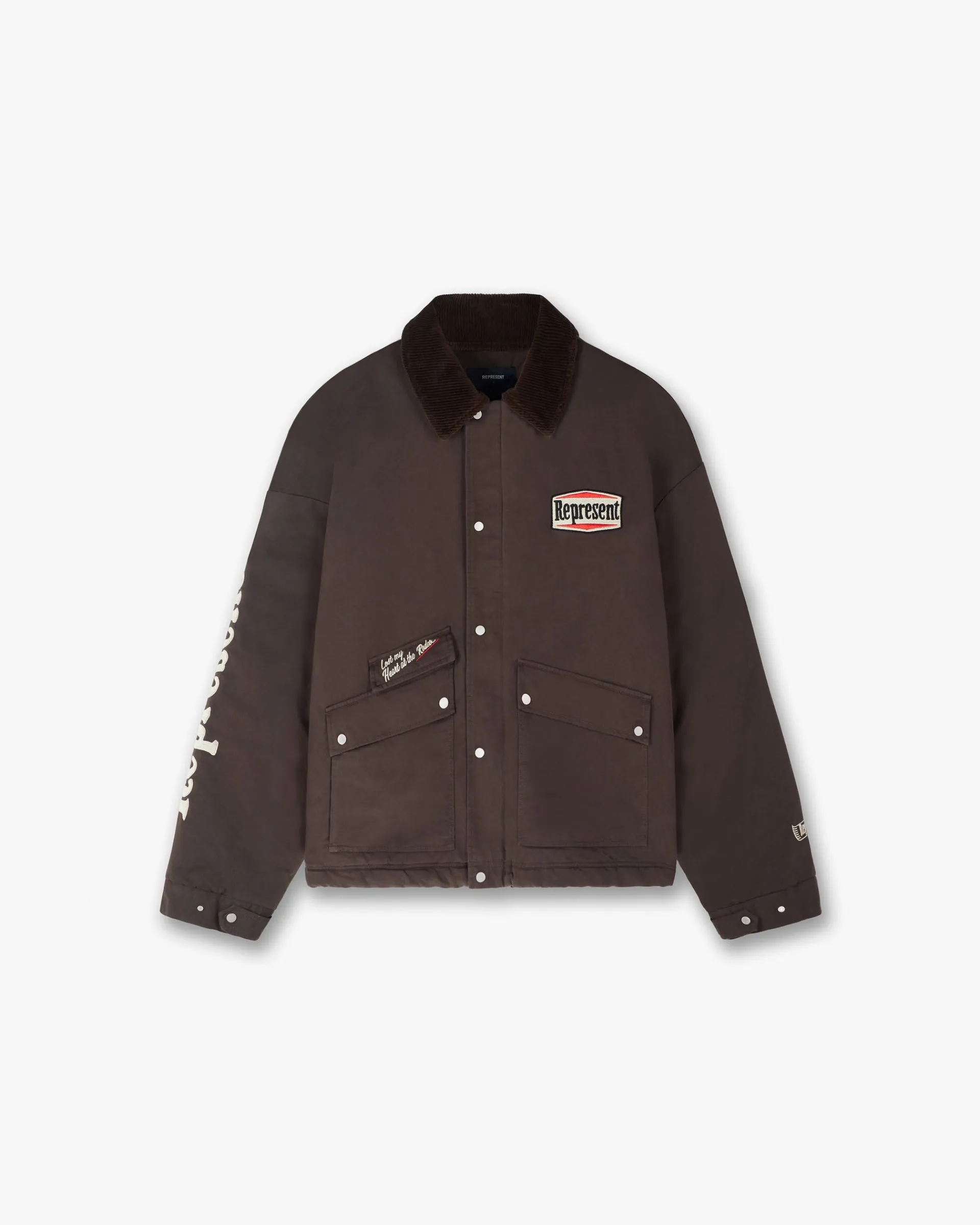 Represent Utility Carpenter Jacket - Vintage Brown> Outerwear