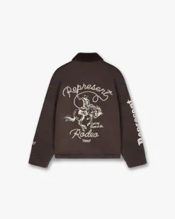 Represent Utility Carpenter Jacket - Vintage Brown> Outerwear