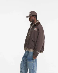 Represent Utility Carpenter Jacket - Vintage Brown><noscript><img width=