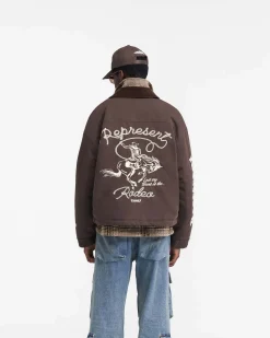 Represent Utility Carpenter Jacket - Vintage Brown><noscript><img width=