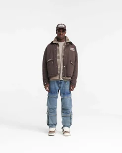 Represent Utility Carpenter Jacket - Vintage Brown><noscript><img width=