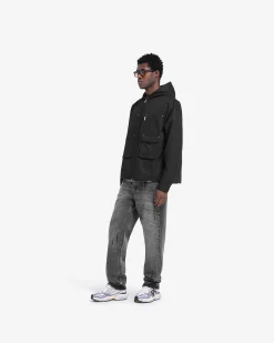 Represent Utility Hooded Shirt - Jet Black><noscript><img width=