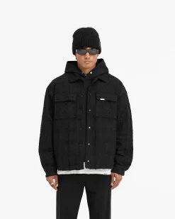 Represent Wadded Overshirt -><noscript><img width=