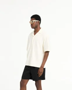 Represent Waffle Shirt - Antique White> Shirts