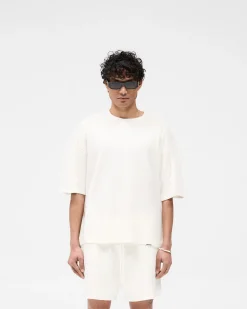 Represent Waffle T-Shirt - Flat White><noscript><img width=
