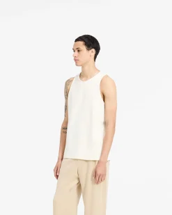 Represent Waffle Vest - Antique White> Vests | T-Shirts