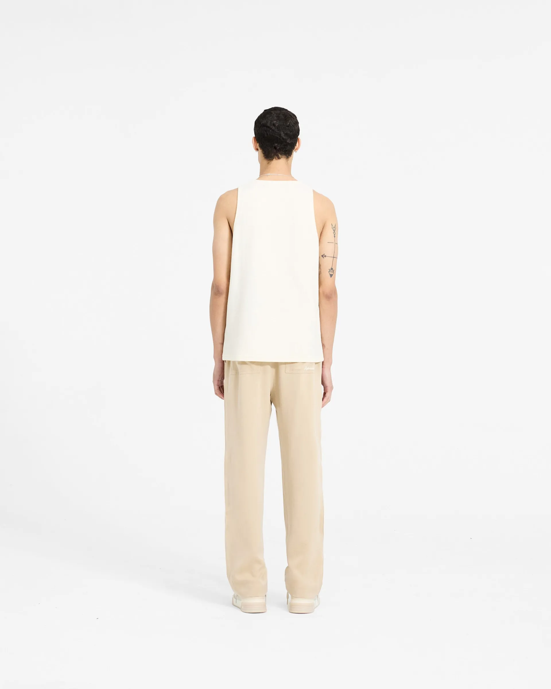 Represent Waffle Vest - Antique White> Vests | T-Shirts