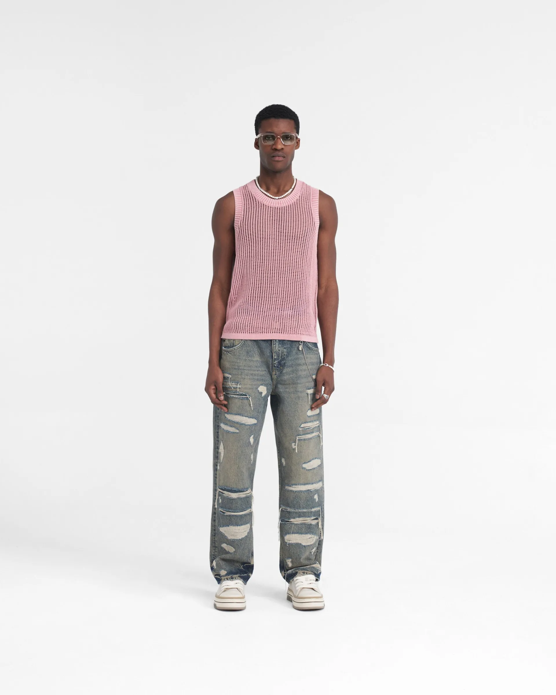 Represent Washed Knit Vest -> Knitwear | Vests