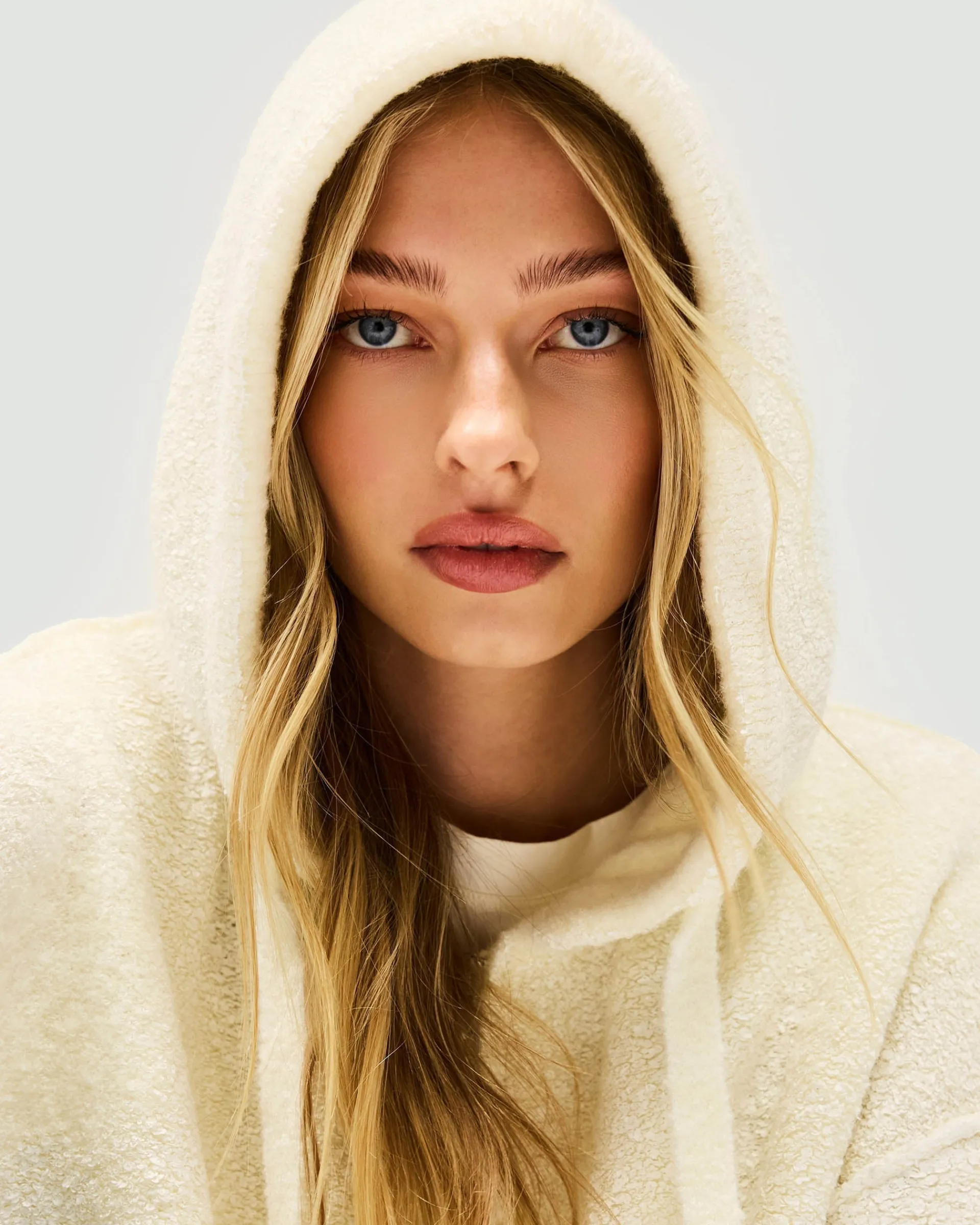 Represent Whip Hoodie - Antique White> Knitwear