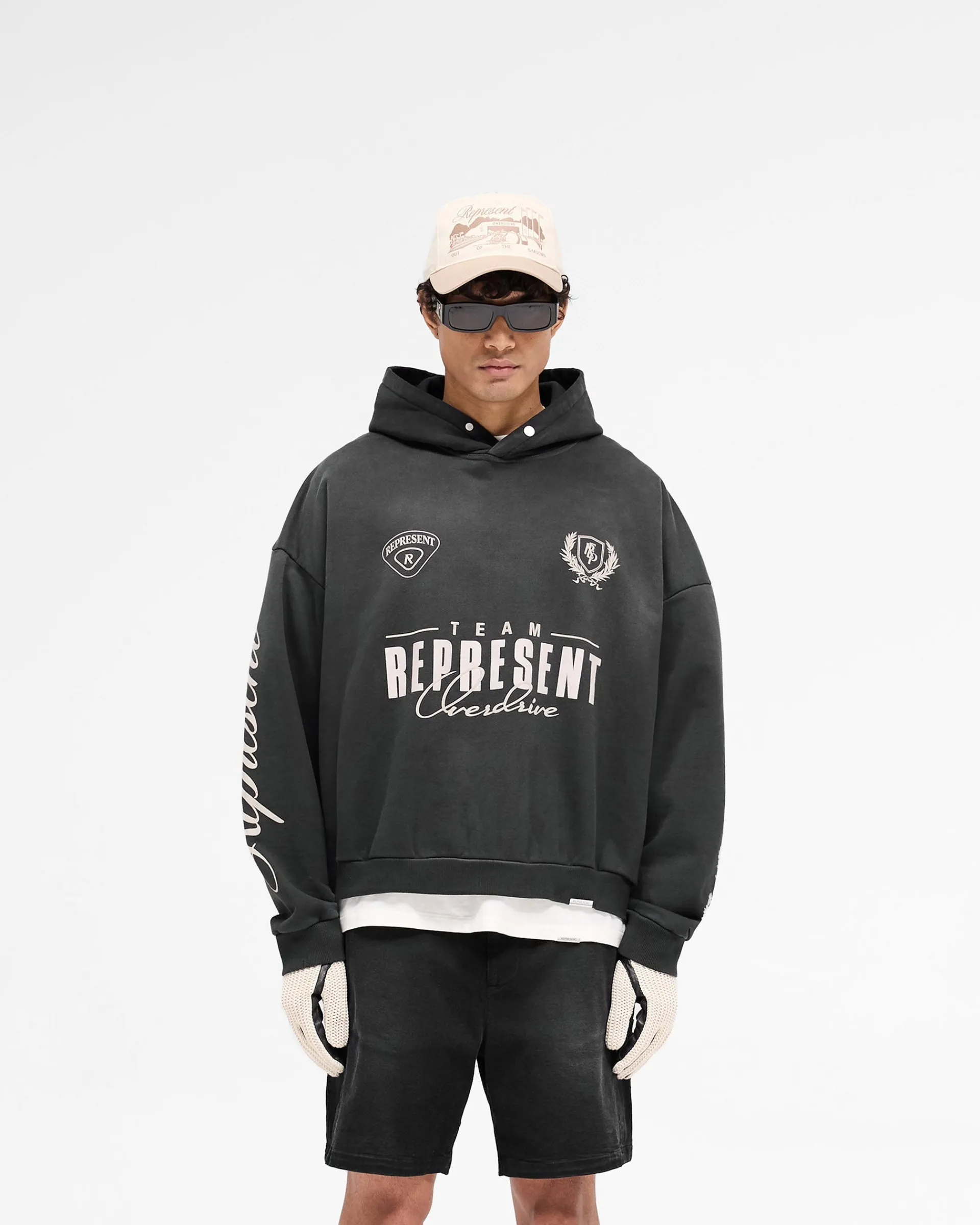 Represent World Championship Hoodie - Stained Black> Hoodies