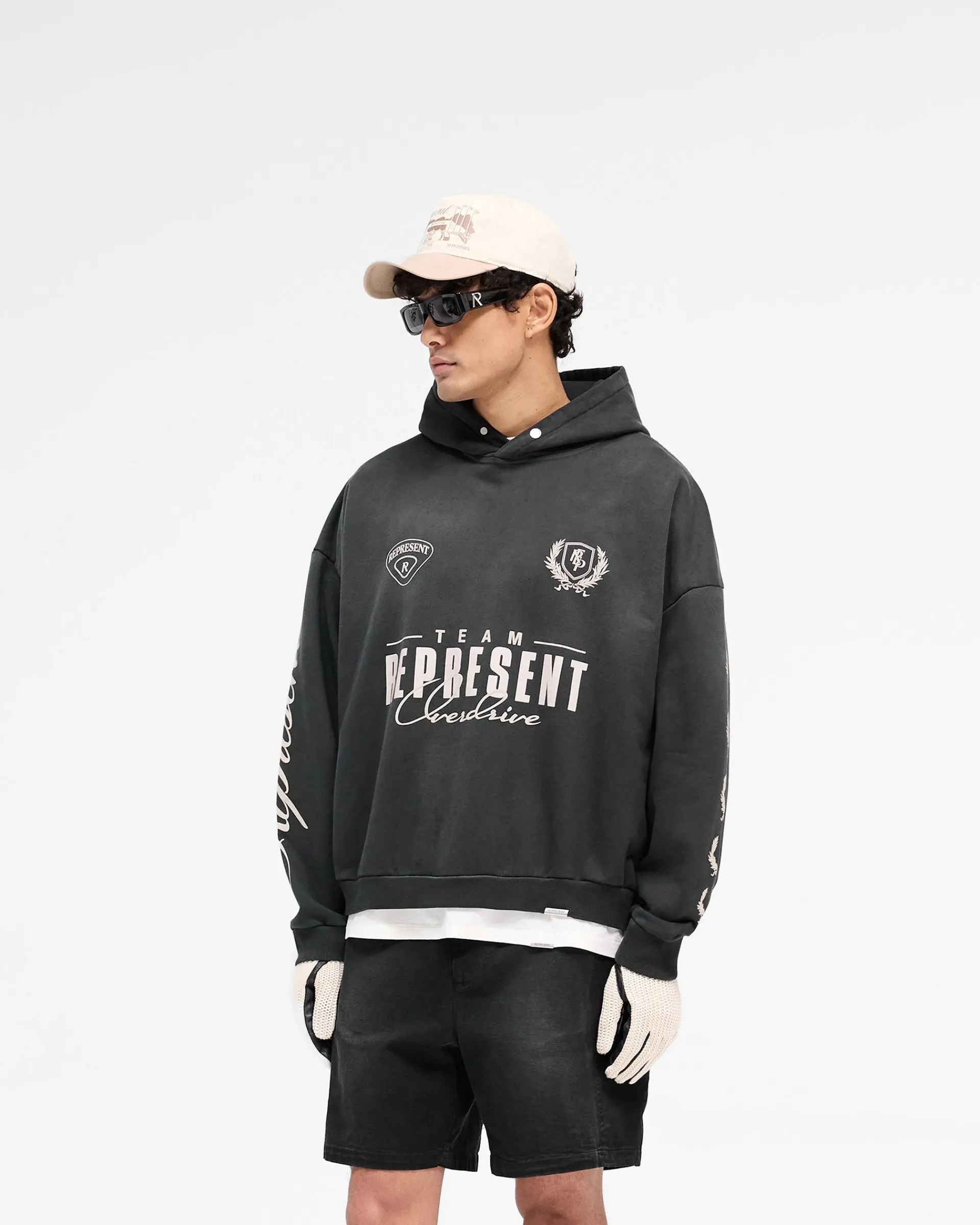 Represent World Championship Hoodie - Stained Black> Hoodies