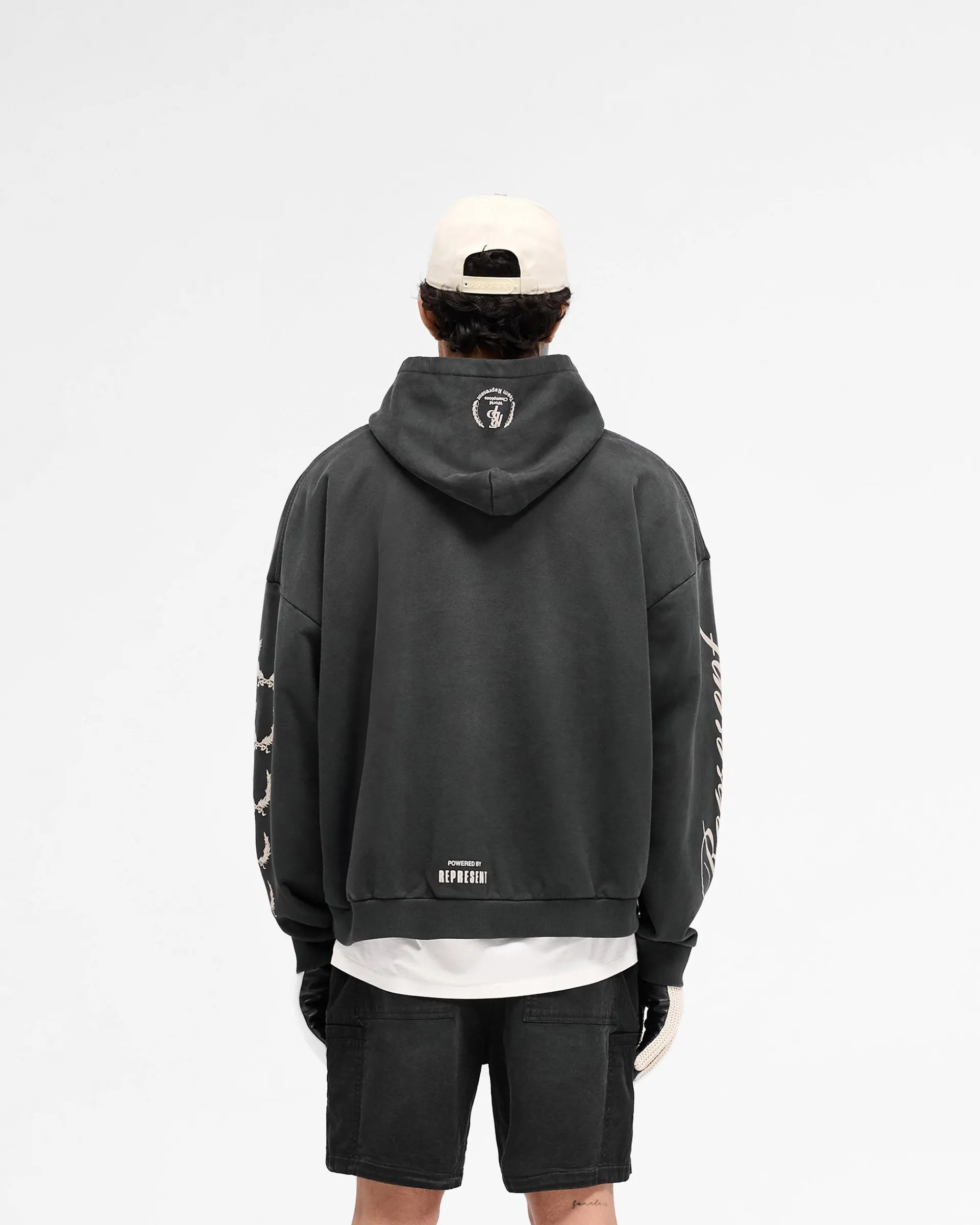 Represent World Championship Hoodie - Stained Black> Hoodies