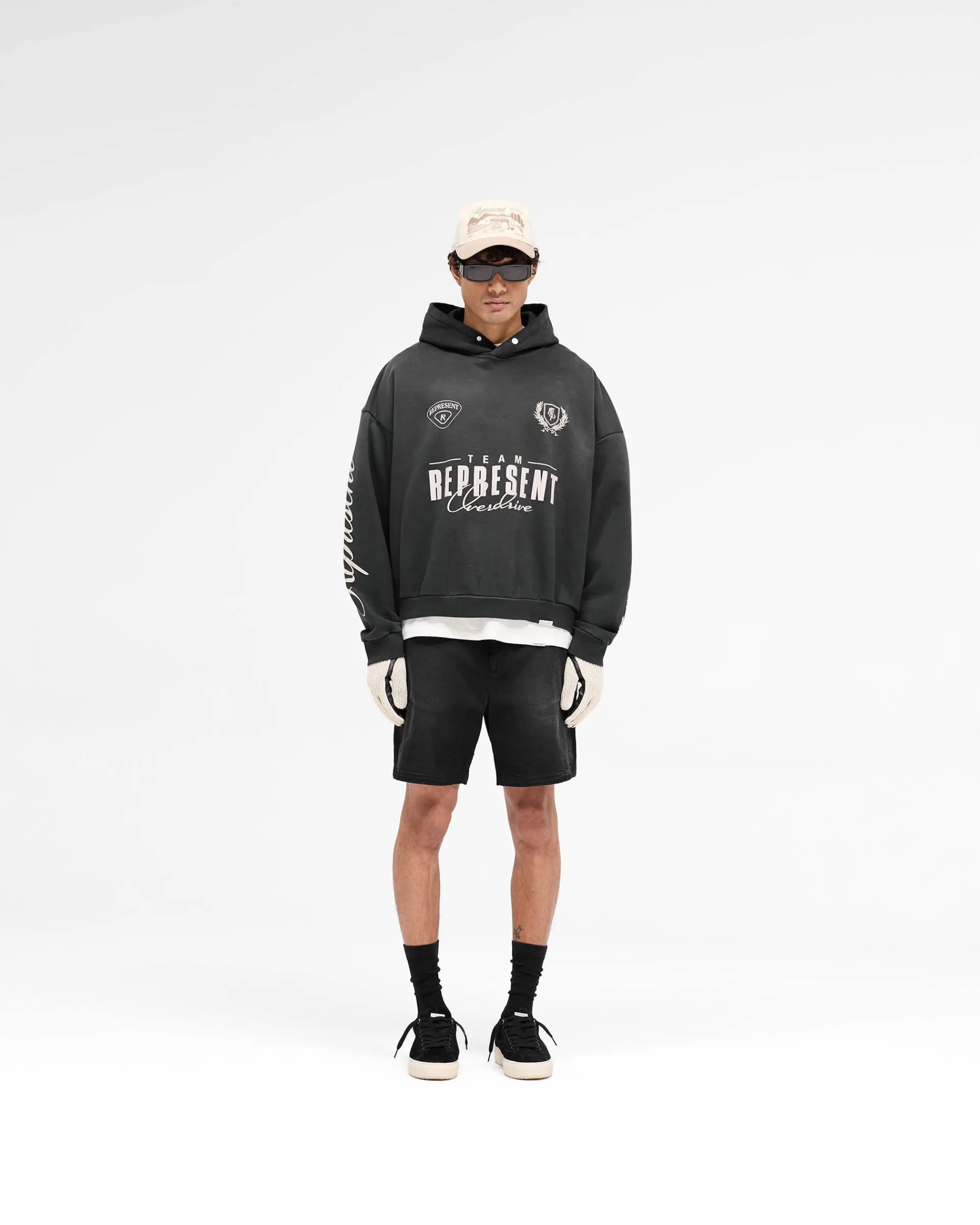 Represent World Championship Hoodie - Stained Black> Hoodies