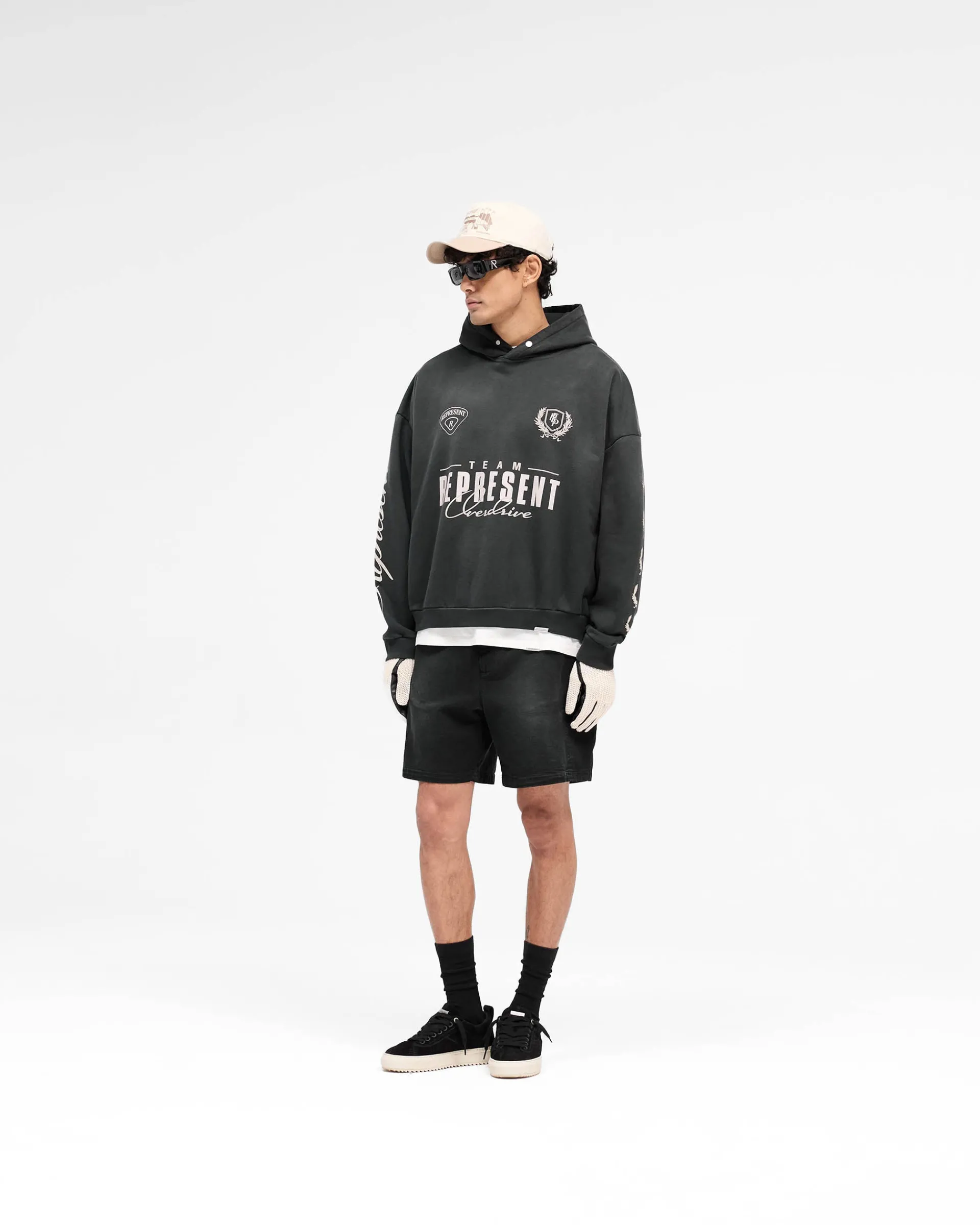 Represent World Championship Hoodie - Stained Black> Hoodies