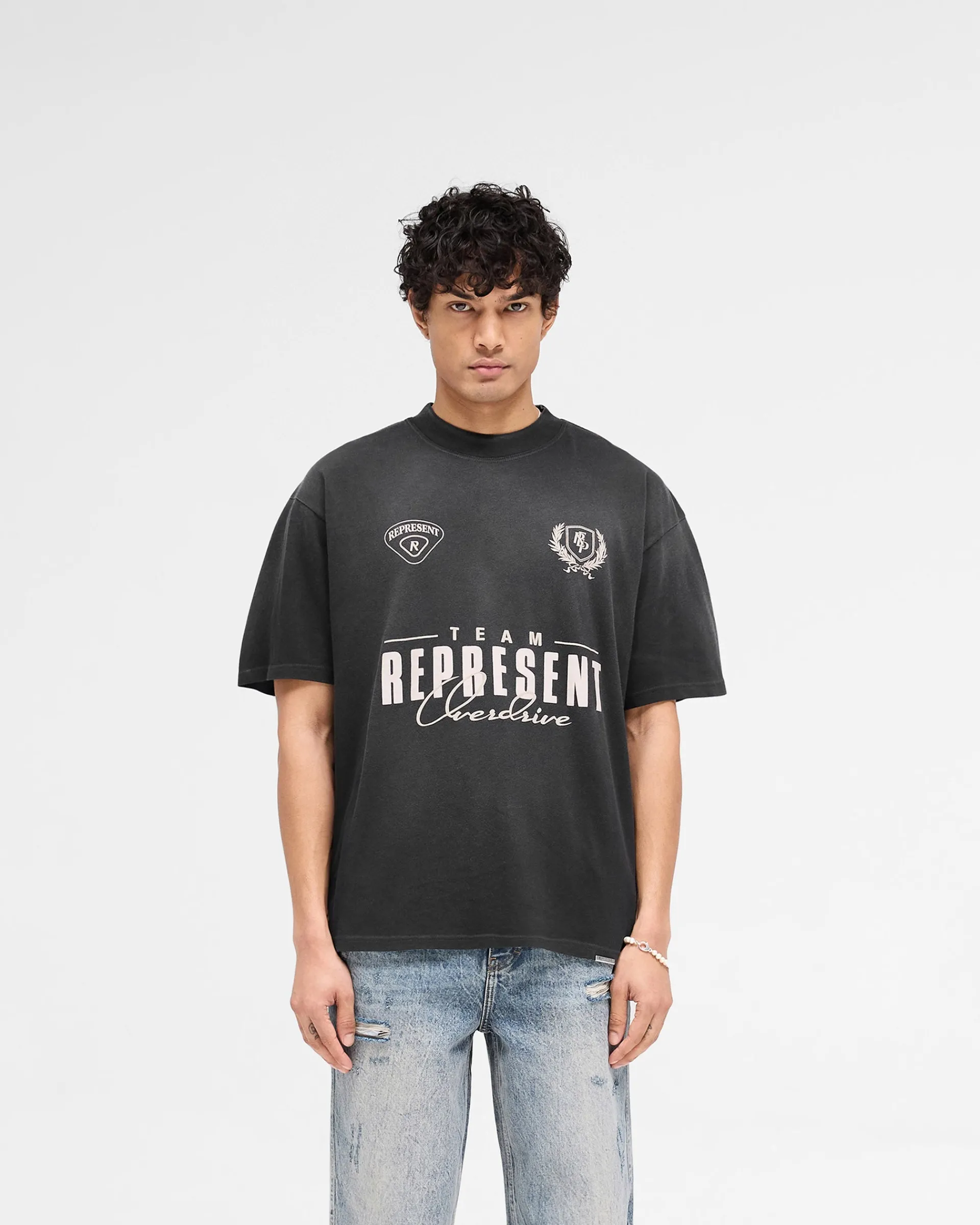 Represent World Championship T-Shirt - Stained Black> T-Shirts