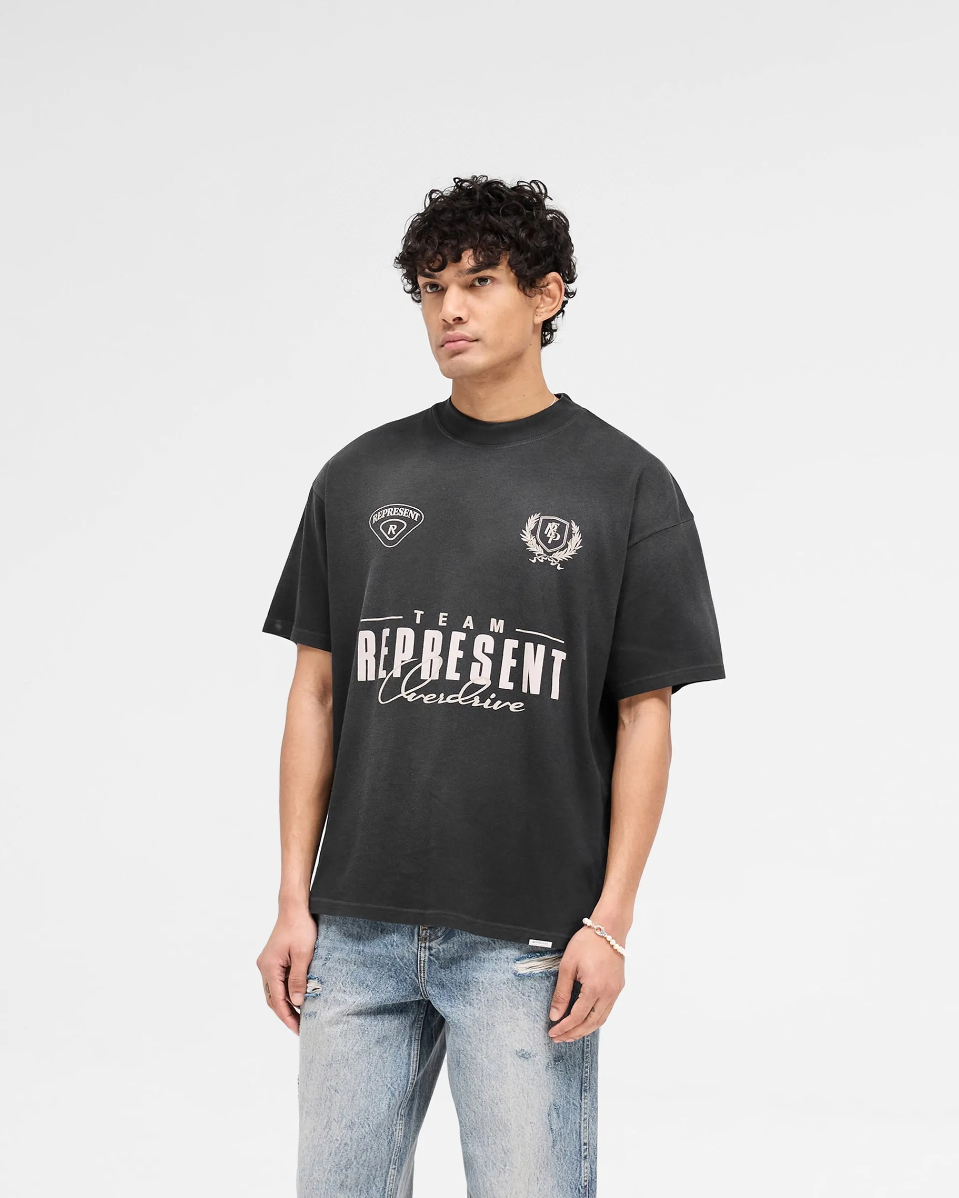 Represent World Championship T-Shirt - Stained Black> T-Shirts