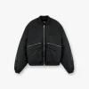 Represent Zip Back Bomber Jacket - Jet Black> Outerwear